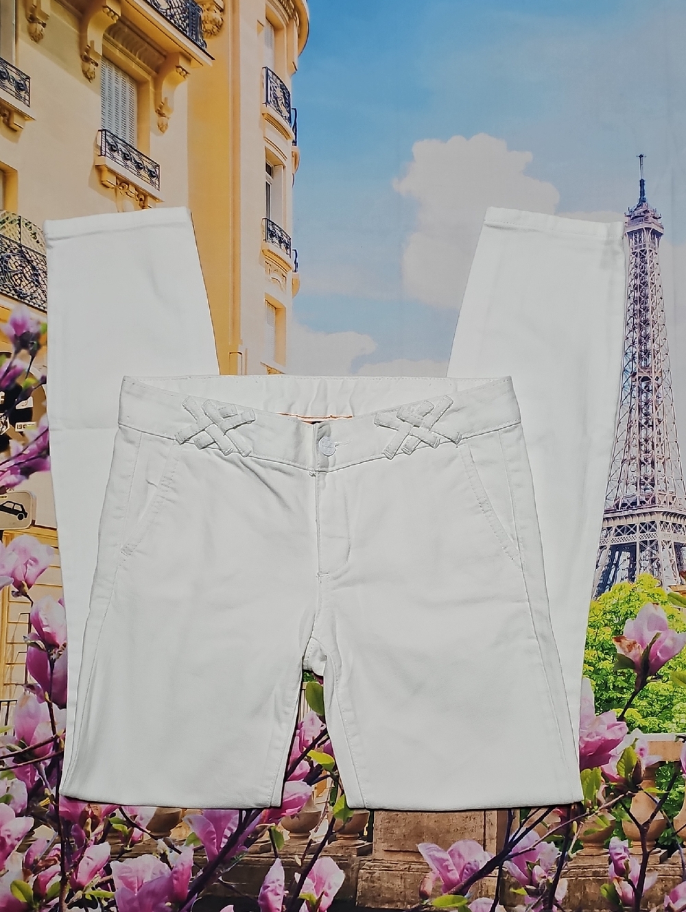 Tory Burch Skinny White Jeans Size‎ 26